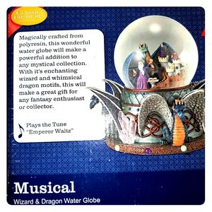 Musical Wizard/Dragon Water Globe